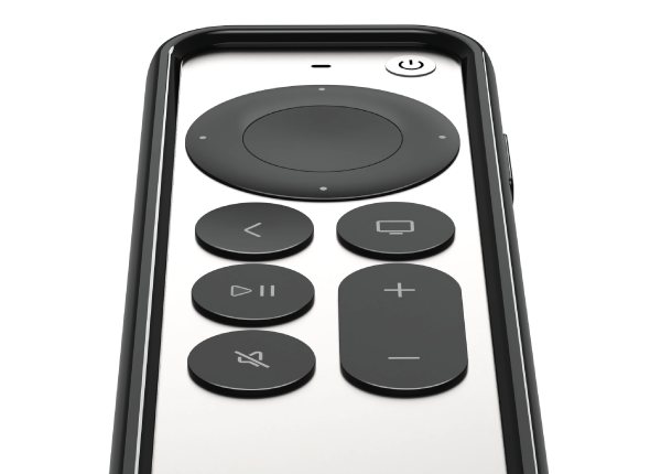 Unobstructed buttons